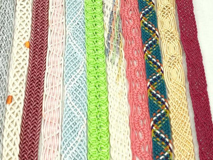 平和屋着物＊夏物　和装小物　帯締め20本セット　金糸　未使用あり　逸品　DABI0202xg