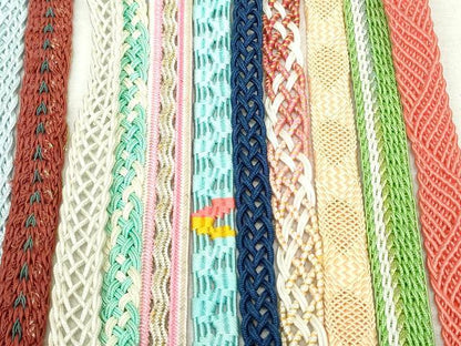 平和屋着物＊夏物　和装小物　帯締め20本セット　金糸　丸組　未使用あり　逸品　DABI0203xg
