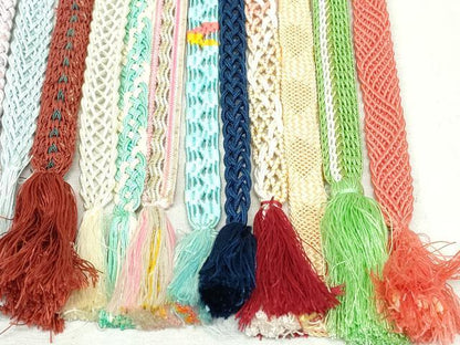 平和屋着物＊夏物　和装小物　帯締め20本セット　金糸　丸組　未使用あり　逸品　DABI0203xg
