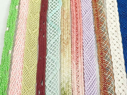 平和屋着物＊夏物　和装小物　帯締め20本セット　レース織　金糸　未使用あり　逸品　DABI0208xg