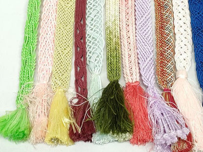 平和屋着物＊夏物　和装小物　帯締め20本セット　レース織　金糸　未使用あり　逸品　DABI0208xg