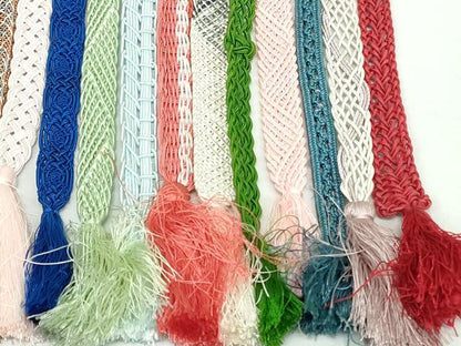平和屋着物＊夏物　和装小物　帯締め20本セット　レース織　金糸　未使用あり　逸品　DABI0208xg