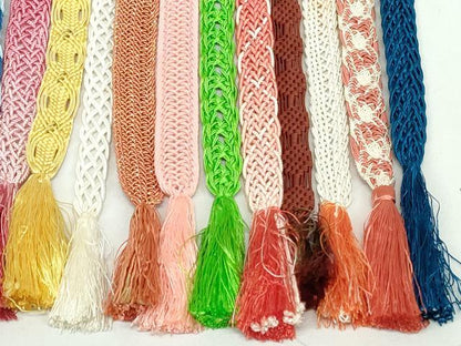 平和屋着物＊夏物　和装小物　帯締め20本セット　レース織　金糸　未使用あり　逸品　DABI0214xg