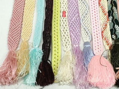 平和屋着物＊夏物　和装小物　帯締め20本セット　レース織　金銀糸　未使用あり　逸品　DABI0218xg