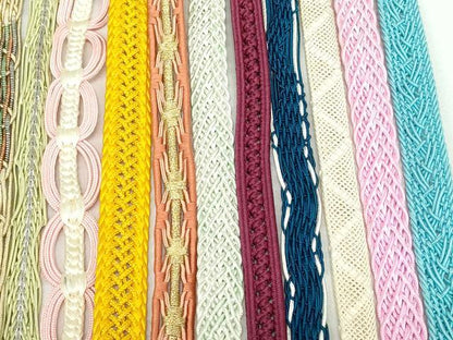 平和屋着物＊夏物　和装小物　帯締め20本セット　レース織　金銀糸　長尺あり　未使用あり　逸品　DABI0219xg