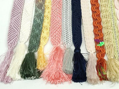 平和屋着物＊夏物　和装小物　帯締め20本セット　レース織　金銀糸　長尺あり　未使用あり　逸品　DABI0219xg