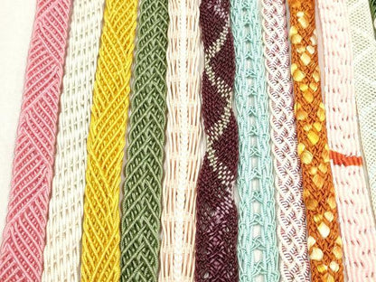 平和屋着物＊夏物　和装小物　帯締め20本セット　レース織　金銀糸　ラメ糸　未使用あり　逸品　DABI0223xg