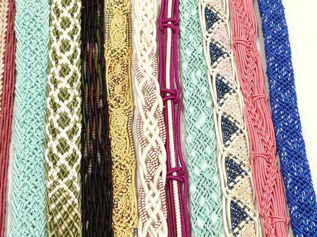 平和屋着物＊夏物　和装小物　帯締め20本セット　レース織　金銀糸　逸品　DABI0224xg