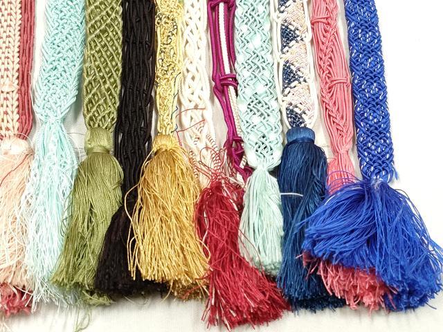 平和屋着物＊夏物　和装小物　帯締め20本セット　レース織　金銀糸　逸品　DABI0224xg