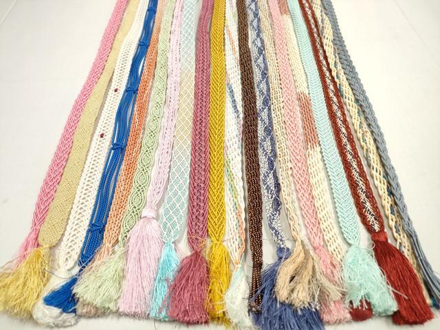 平和屋着物＊夏物　和装小物　帯締め20本セット　レース織　金銀糸　ラメ糸　逸品　DABI0227xg