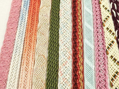平和屋着物＊夏物　和装小物　帯締め20本セット　レース織　金銀糸　ラメ糸　逸品　DABI0228xg