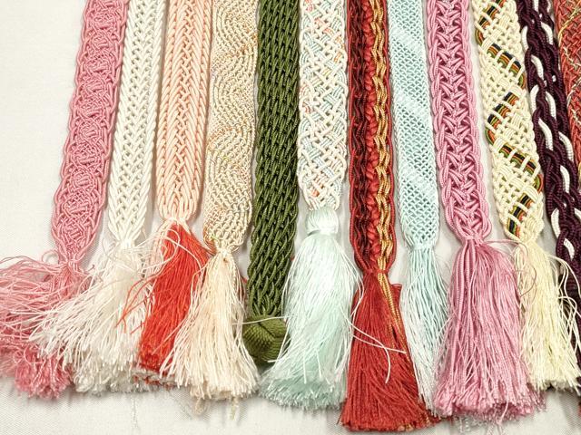 平和屋着物＊夏物　和装小物　帯締め20本セット　レース織　金銀糸　ラメ糸　逸品　DABI0228xg