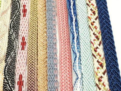 平和屋着物＊夏物　和装小物　帯締め20本セット　レース織　金銀糸　未使用あり　逸品　DABI0229xg
