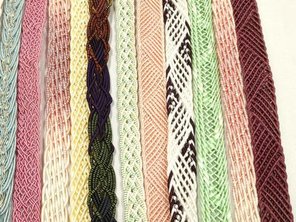 平和屋着物＊夏物　和装小物　帯締め20本セット　レース織　金銀糸　ラメ糸　逸品　DABI0230xg