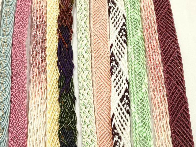 平和屋着物＊夏物　和装小物　帯締め20本セット　レース織　金銀糸　ラメ糸　逸品　DABI0230xg