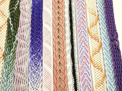 平和屋着物＊夏物　和装小物　帯締め20本セット　レース織　金銀糸　未使用あり　逸品　DABI0231xg