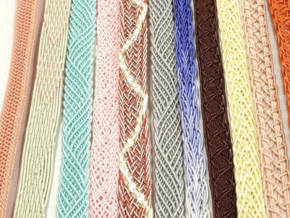 平和屋着物＊夏物　和装小物　帯締め20本セット　レース織　金銀糸　長尺あり　逸品　DABI0234xg