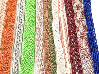 平和屋着物＊夏物　和装小物　帯締め20本セット　レース織　金銀糸　長尺あり　逸品　DABI0234xg