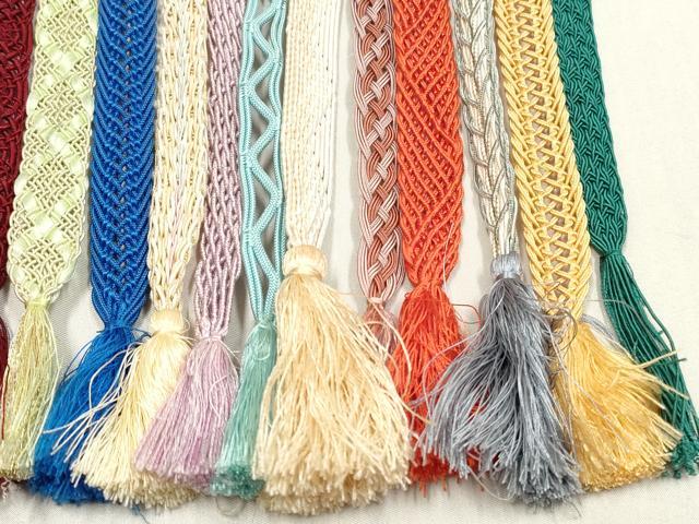 平和屋着物＊夏物　和装小物　帯締め20本セット　レース織　金銀糸　逸品　DABI0238xg