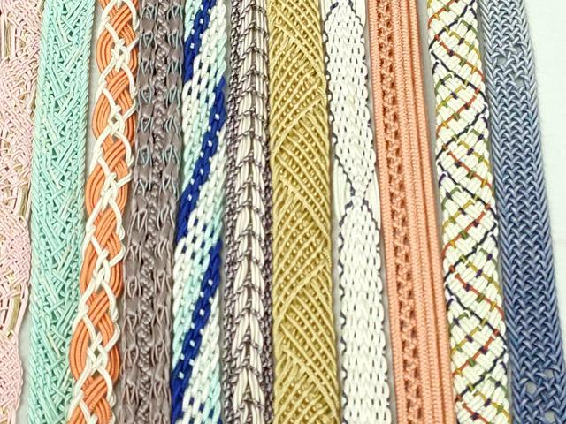 平和屋着物＊夏物　和装小物　帯締め20本セット　レース織　金銀糸　ラメ糸　未使用あり　逸品　DABI0252xg