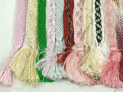平和屋着物＊夏物　和装小物　帯締め20本セット　レース織　金銀糸　未使用あり　逸品　DABI0253xg