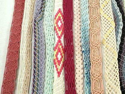 平和屋着物＊夏物　和装小物　帯締め20本セット　レース織　金糸　未使用あり　逸品　DABI0257xg