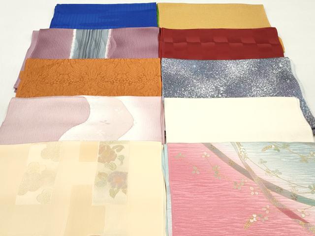 平和屋着物★和装小物　帯揚げ10枚セット　正絹　逸品　DABI0323xg
