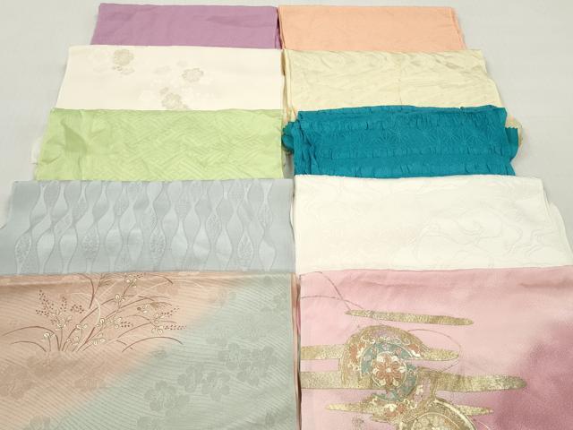 平和屋着物★和装小物　帯揚げ10枚セット　正絹　逸品　DABI0329xg