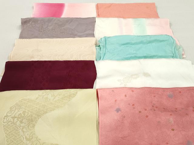 平和屋着物★和装小物　帯揚げ10枚セット　正絹　逸品　DABI0338xg