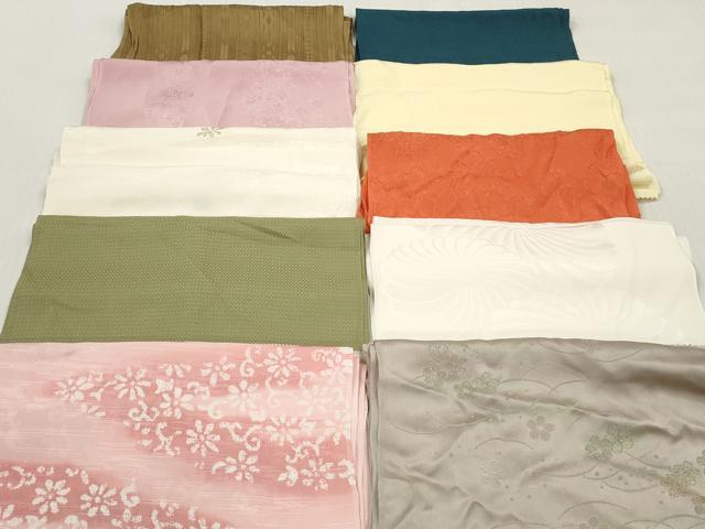 平和屋着物★和装小物　帯揚げ10枚セット　丹後ちりめん　正絹　逸品　DABI0339xg