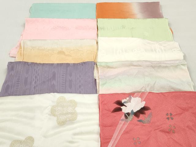 平和屋着物★和装小物　帯揚げ10枚セット　丹後ちりめん　正絹　逸品　DABI0341xg