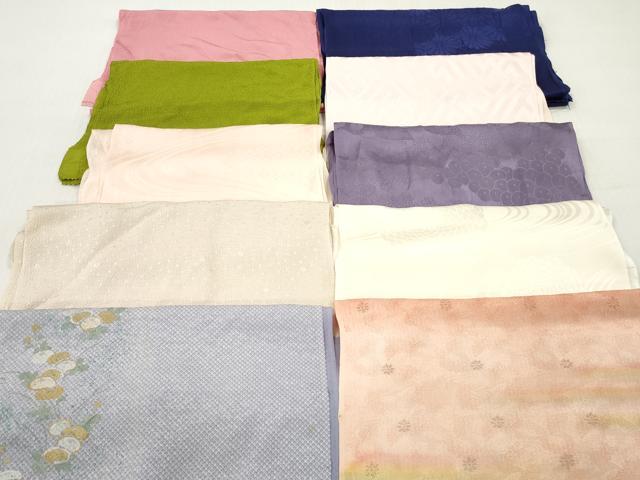 平和屋着物★和装小物　帯揚げ10枚セット　丹後ちりめん　正絹　逸品　DABI0345xg