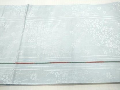 平和屋着物◎八寸名古屋帯　草花文　DABI0372xg