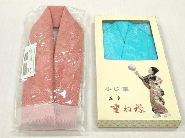 平和屋着物▼和装小物　重ね衿・伊達衿まとめて20点　紗綾形　檜垣　花尽くし　舞桜　金糸　ラインストーン　未使用あり　逸品　DABI0408xg