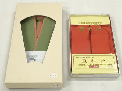 平和屋着物▼和装小物　重ね衿・伊達衿まとめて20点　紗綾形　檜垣　舞桜　草花文　金糸　堅牢染　未使用あり　逸品　DABI0409xg