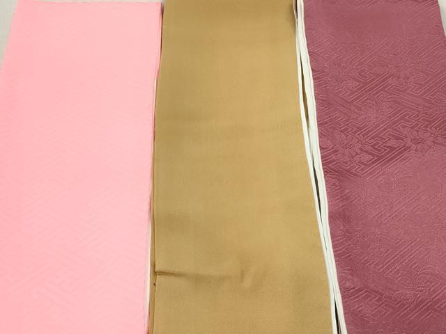 平和屋着物▼和装小物　重ね衿・伊達衿まとめて20点　紗綾形　七宝　草花　松葉地紋　菱双鶴地紋　金糸　未使用あり　逸品　DABI0411xg