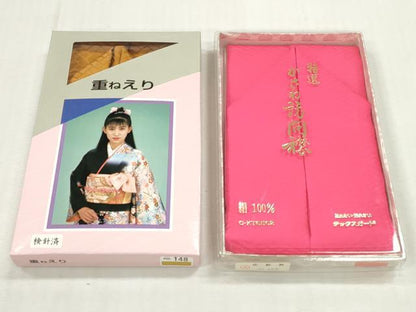 平和屋着物▼和装小物　重ね衿・伊達衿まとめて20点　紗綾形　舞桜　草花　箔散らし　金糸　金銀彩　未使用あり　逸品　DABI0414xg