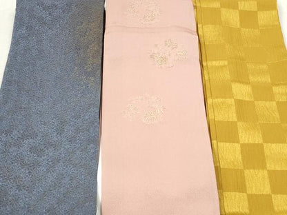 平和屋着物▼和装小物 重ね衿・伊達衿まとめて20点 紗綾形 七宝 舞桜 市松 箔散らし 刺繍 金糸 金彩 未使用あり 逸品 DABI0418xg