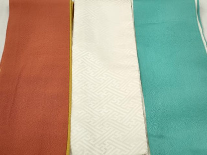 平和屋着物▼和装小物　重ね衿・伊達衿まとめて20点　紗綾形　檜垣　麻の葉　舞桜　小花　金彩　未使用あり　逸品　DABI0420xg