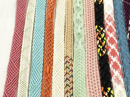 平和屋着物＊夏物　和装小物　帯締め20本セット　レース織　金糸　未使用あり　逸品　DABI0437xg