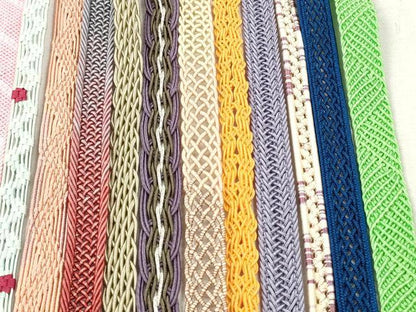 平和屋着物＊夏物　和装小物　帯締め20本セット　レース織　金銀糸　ラメ糸　未使用あり　逸品　DABI0439xg