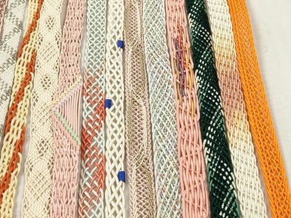 平和屋着物＊夏物　和装小物　帯締め20本セット　レース織　金糸　ラメ糸　未使用あり　逸品　DABI0444xg