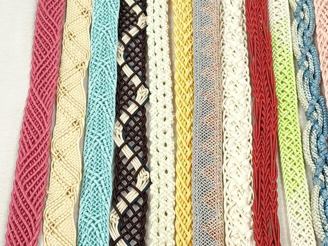 平和屋着物＊夏物　和装小物　帯締め20本セット　レース織　金糸　ラメ糸　逸品　DABI0452xg