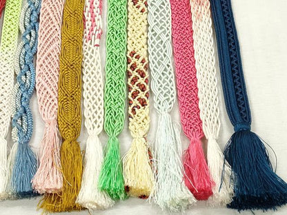 平和屋着物＊夏物　和装小物　帯締め20本セット　レース織　金糸　ラメ糸　逸品　DABI0452xg