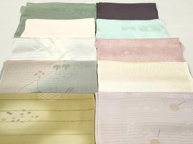 平和屋着物＊夏物　和装小物　帯揚げ10枚セット　正絹　逸品　DABI0469xg