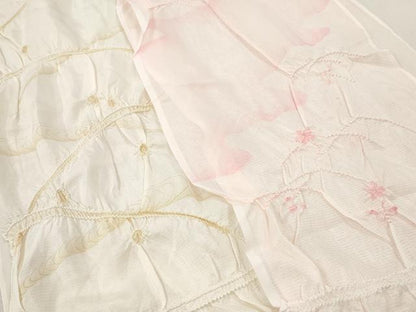 平和屋着物＊夏物　和装小物　帯揚げ10枚　部分絞り　柄絞り　全て正絹　逸品　DABI0478xg