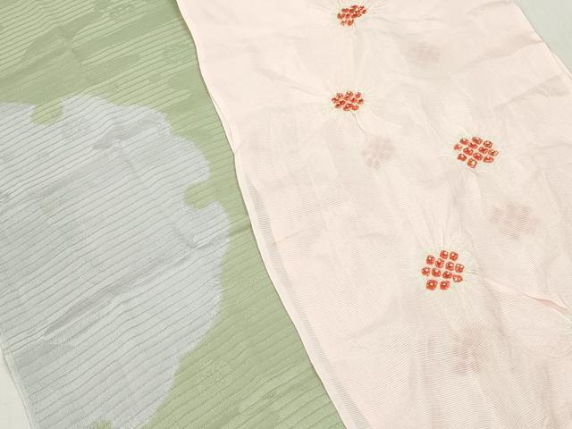 平和屋着物＊夏物　和装小物　帯揚げ10枚　部分絞り　柄絞り　全て正絹　逸品　DABI0485xg