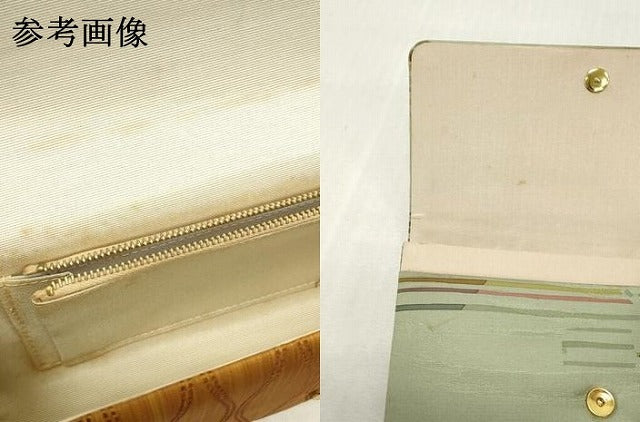 平和屋着物▼和装小物　和装バッグまとめて4点　ハンドバッグ　佐賀錦　舞花文　立涌文　金銀糸　逸品　DABI0488xg