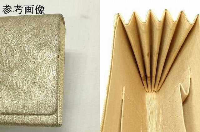 平和屋着物▼和装小物　和装バッグまとめて4点　ハンドバッグ　クラッチ　吉祥文　草花文　流水文　金糸　逸品　DABI0490xg