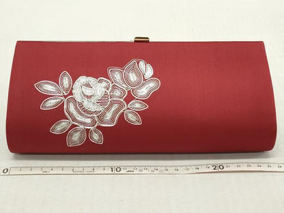 平和屋着物▼和装小物　和装バッグまとめて4点　ハンドバッグ　クラッチ　御所車花文　よろけ縞　草花文　金銀糸　逸品　DABI0491xg